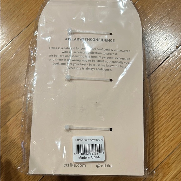 Set of 3 Pastel Hair Claw Clips - Picture 2 of 2